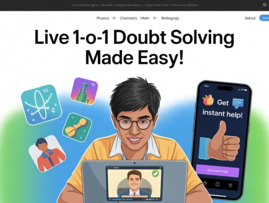Live 1-to-1 Doubt Solving