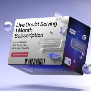 Live Doubt Solving 1 Month Subscription