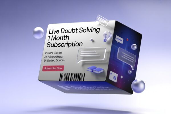 Live Doubt Solving 1 Month Subscription