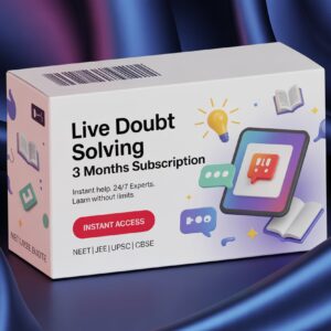 Live Doubt Solving 3 Months Subscription