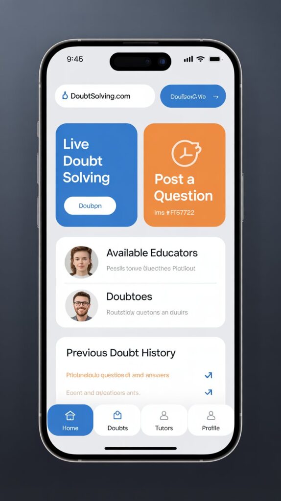 doubt solving app for neet and jee